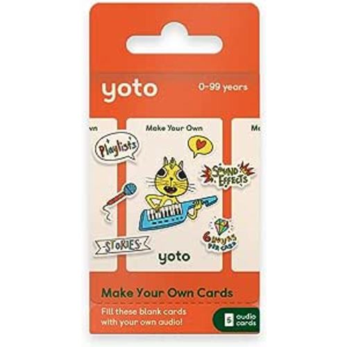 Amazon.com: YOTO Make Your Own Cards – 5 Blank Audio Cards