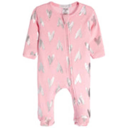 Metallic Hearts Footie | Denny's