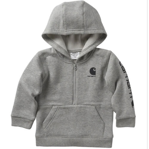 Boys' Long-Sleeve Half-Zip Sweatshirt (Infant/Toddler) | Grey Heather | Carhartt
