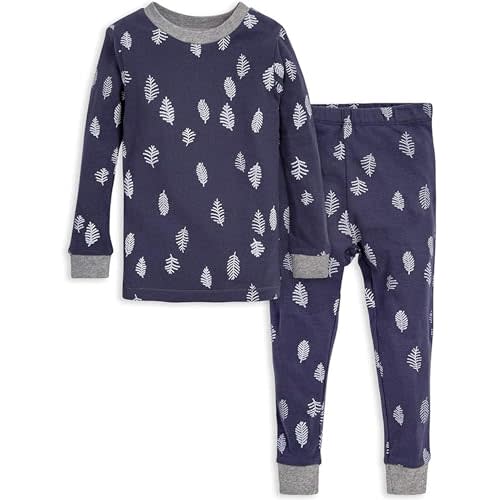Burt's Bees Baby Baby Boys' Pajamas, Tee and Pant 2-Piece Pj Set, 100% Organic Cotton