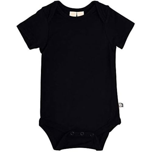 KYTE BABY Short Sleeve Unisex Baby Bodysuits, Rayon Made From Bamboo Material