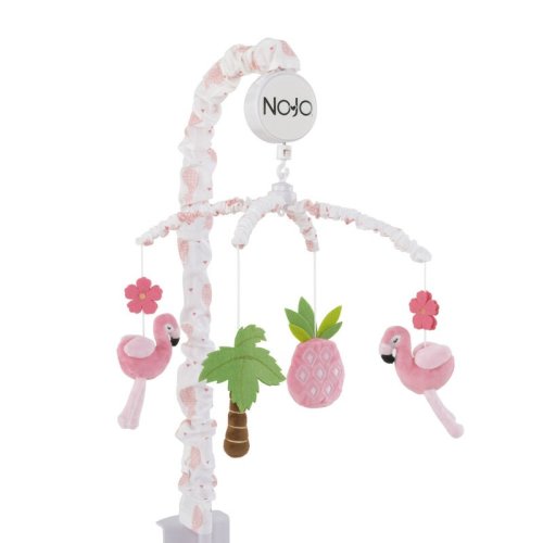 Isabelle & Max™ Varga Flamingo Nursery Crib Musical Mobile & Reviews | Wayfair