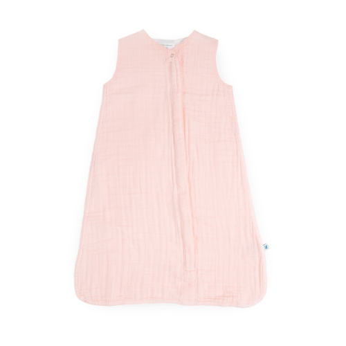 Cotton Muslin Sleep Bag - Light Pink