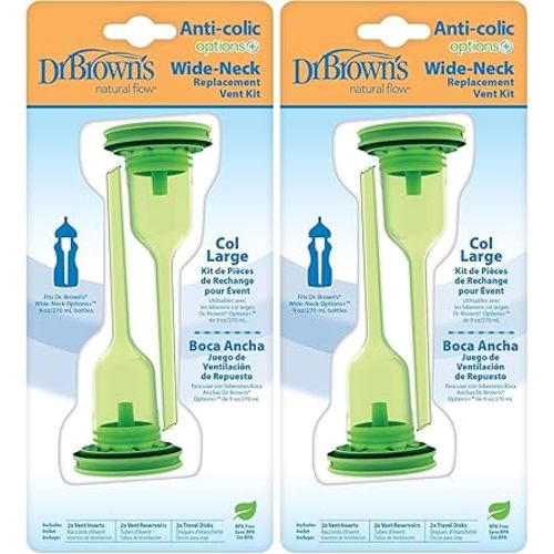 Dr. Brown's Options+ Wide-Neck Replacement Kit, 9 Ounce (Pack of 2)