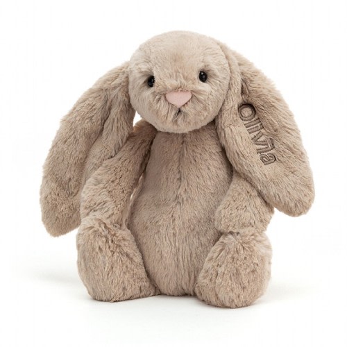 Personalised Bashful Beige Bunny