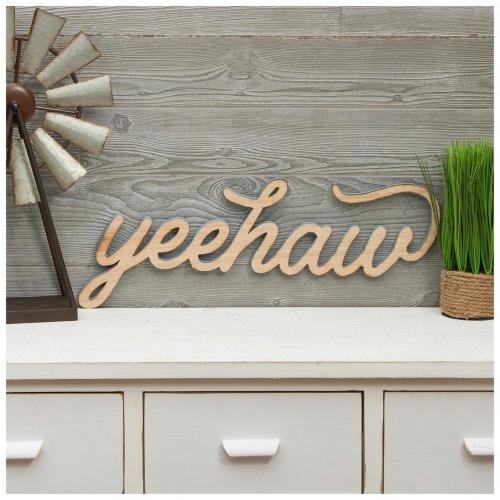Yeehaw Wood Wall Decor