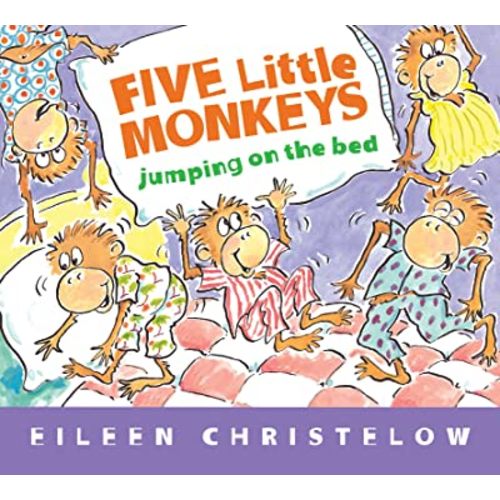 Five Little Monkeys Jumping on the Bed Padded Board Book (A Five Little Monkeys Story)