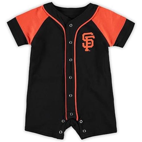 Outerstuff MLB Unisex-Baby Newborn & Infants 0-24 Months Little Slugger Creeper Bodysuit Romper
