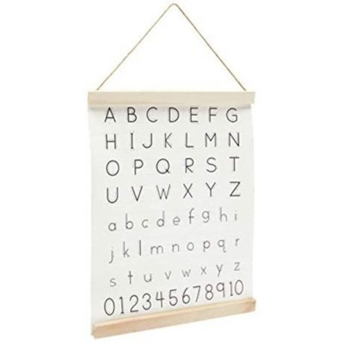Farmlyn Creek Nursery Wall Decor, Hanging Alphabet Letters and Number Art (13 x 17 in)