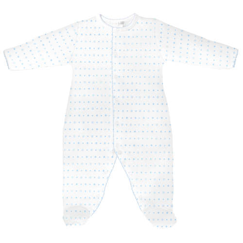 Squares Print Footie | Baby Boy