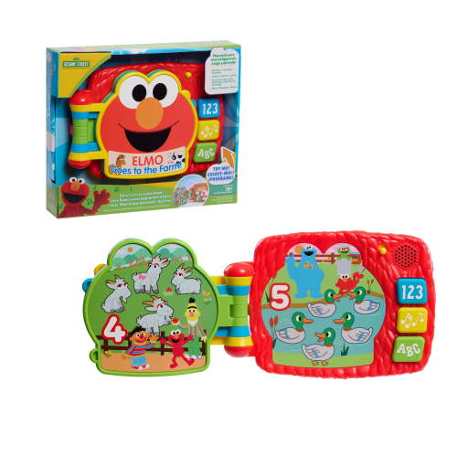 Sesame Street, Learning Book, 6.25 inch, Elmo's Lots to Learn