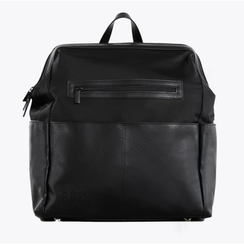 BÉIS 'The Diaper Backpack' in Black - Black Diaper Bag & Diaper Backpack