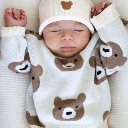 Little Bear Jacquard Sweater