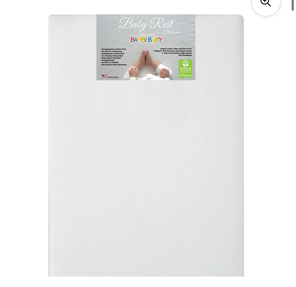 BabyRest Platinum 6" Foam Crib Mattress