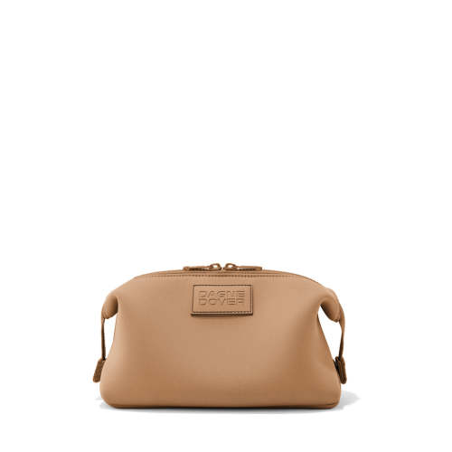 Dagne Dover Hunter Neoprene Toiletry Bag | Size: LARGE | Color: CAMEL