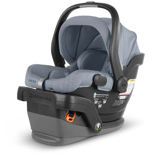 UPPAbaby MESA V2 Lightweight Infant Car Seat - Gregory (Blue Melange)