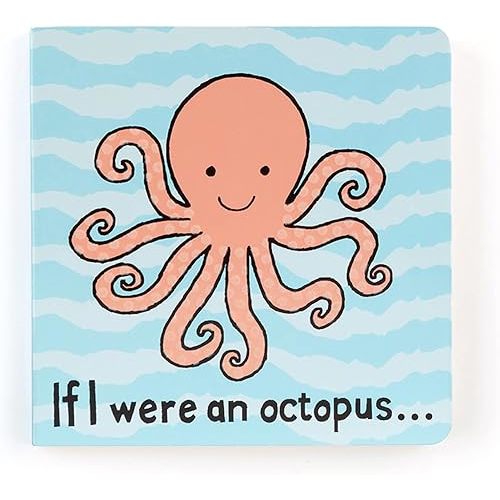 Jellycat If I were an Octopus: A Touch and Feel Board Book Children's Book - Baby Gift