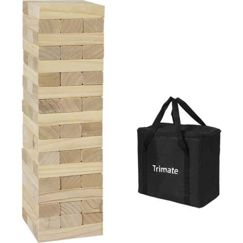 Wooden Toppling Tower: Giant - 28" - Trimate | Maisonette