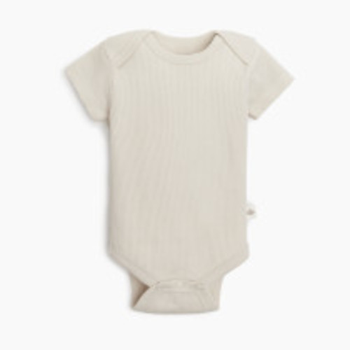 Tiny Kind Waffle Bodysuit - Oat, Newborn