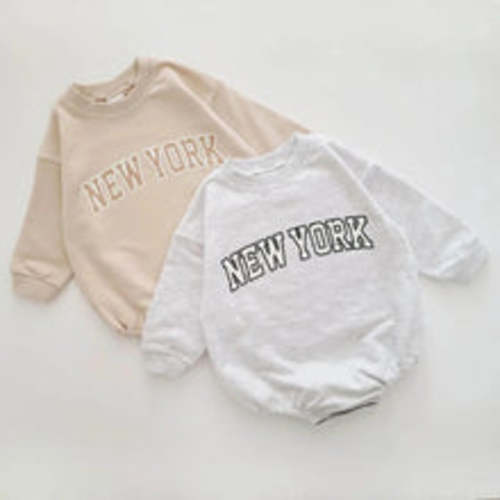 Baby New York Sweatshirt Romper – Teeny Mini Me