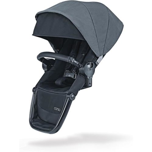 Chicco Corso Flex Full-Sized Modular Toddler Seat, Second Seat for Corso Flex Convertible Stroller to Convert into a Twin or Double Stroller, for Children up to 40 lbs., Legend/Black
