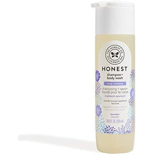 The Honest Company Truly Calming Lavender Shampoo + Body Wash Tear Free Baby Shampoo + Body Wash Naturally Derived Ingredients Sulfate & Paraben Free Baby Wash 10 Fl Oz (Pack of 1)