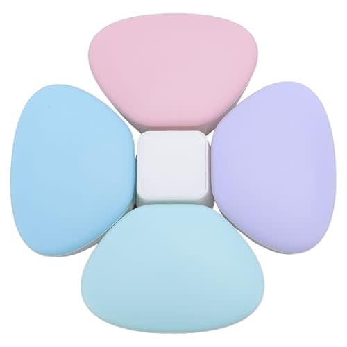 NOENNULL Baby Formula Dispenser Portable 4 180ml Compartments Milk Powder Dispenser Container Non Spill Strong Seal Milk Powder Snack Container (Colorful)