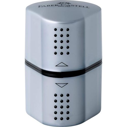 Faber-Catell Trio Sharpener Box Grip 2001 Silver