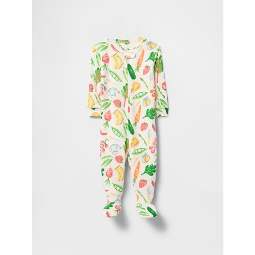 Baby Organic Cotton Footed One-Piece | Gap