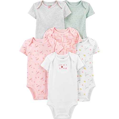 Simple Joys by Carter's baby-girls 6-pack Short-sleeve Bodysuit