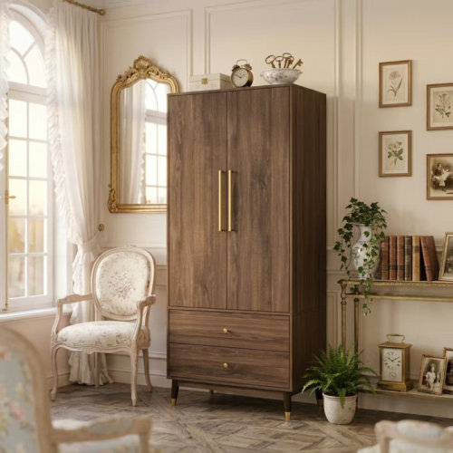 Willa Arlo™ Interiors Jandreau 70.9'' H X 31.5'' W X 19.1'' D Armoire with Drawers & Reviews | Wayfair