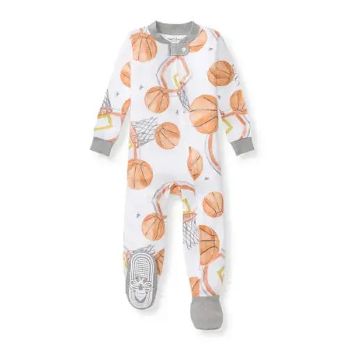 Burt's Bees Basketball Organic Baby Sleeper - 12M