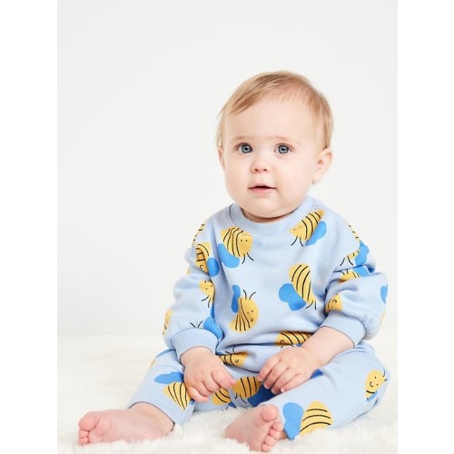 Printed French Terry Sweatshirt and Leggings Set for Baby | Old Navy
