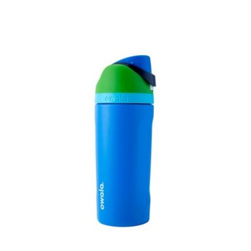 Owala 16oz Kids' FreeSip Stainless Steel Water Bottle - Green Machine: Insulated, Leakproof