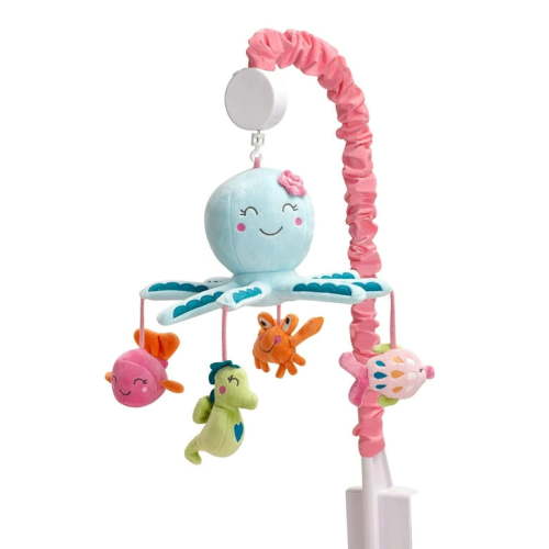 Carter's Sea Collection Musical Mobile, Seahorse, Fish Pink, Blue, Turquoise, Infant Girl,