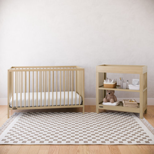 Graco Teddi 5-In-1 Convertible Crib And Teddi Changing Table 2-Piece Nursery Set & Reviews | Wayfair