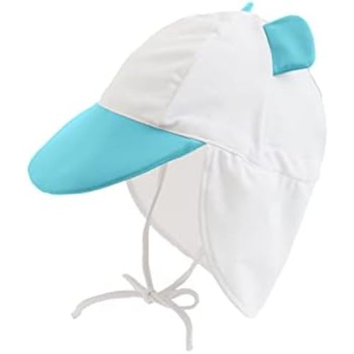 Baby Sun Hat | UPF 50+ Sun Protection All-Day Adjustable Infant Sun Hat for Head, Neck & Eyes