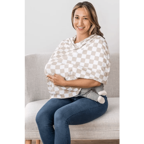 Itzy Ritzy Mom Boss 4-in-1 Nursing Cover - Tan