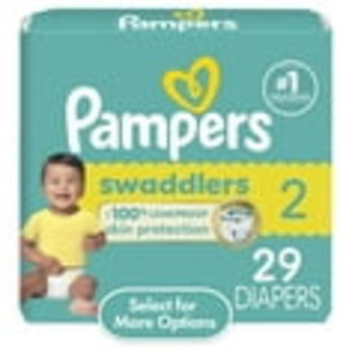 Pampers Swaddlers Diapers, Size 2, 29 Count (Select for More Options)