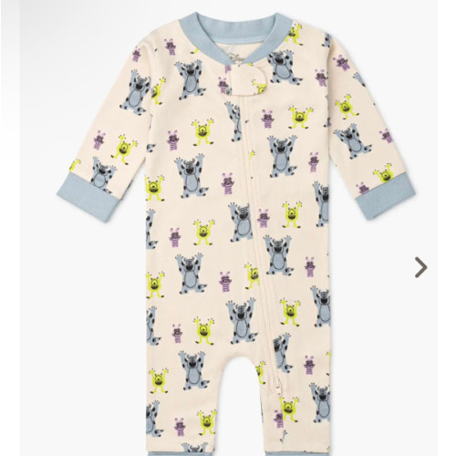 One-Piece Baby Pajamas - Organic Baby Clothes - Monica + Andy