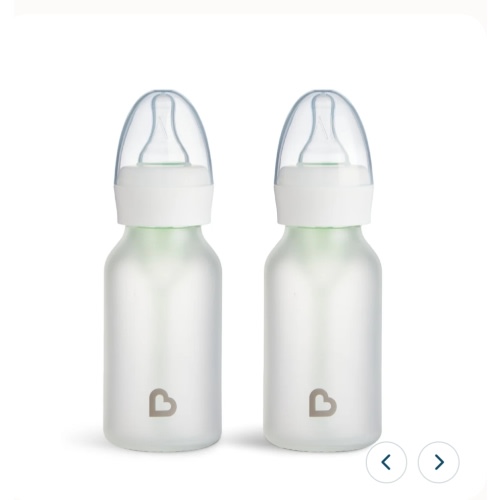 Bond® Silicone Glass Bottle 2pk | 4 oz Munchkin