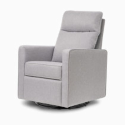 daVinci Gabby Pillowback Swivel Glider - Misty Grey