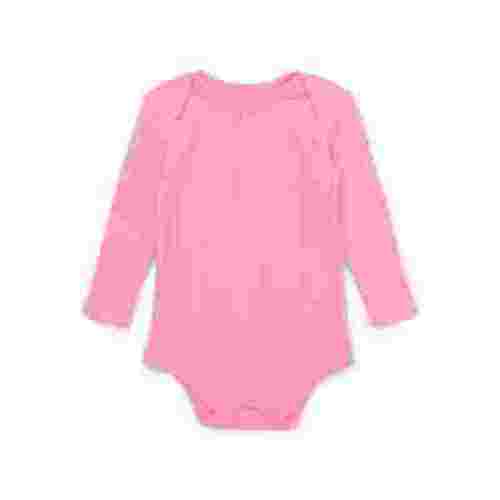 Garanimals Baby Girl Long Sleeve Hacci Rib Bodysuit, Sizes 0-24 Months