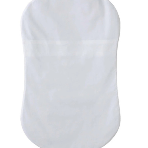 HALO - Bassinest Fitted Sheet | 100% Organic Cotton -White - white ,