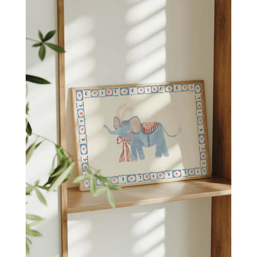 Nellie The Elephant - Circus Art Print