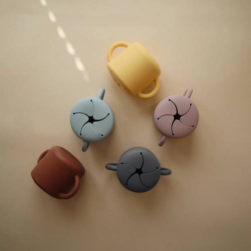 Silicone Snack Cups Pots Mushie Toddler Containers Weaning - Etsy