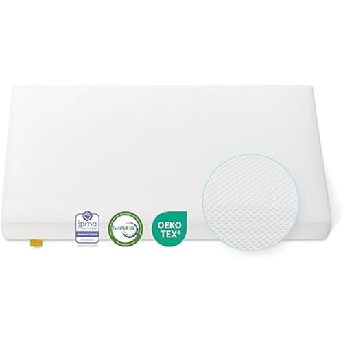 Crib Mattress, JPMA Certified Baby Mattress, Breathable Surface, CertiPUR-US and Oeko-TEX Approved, Standard Full Size for Crib & Toddler Bed, Waterproof Machine Washable Cover, 52” x 27.6”