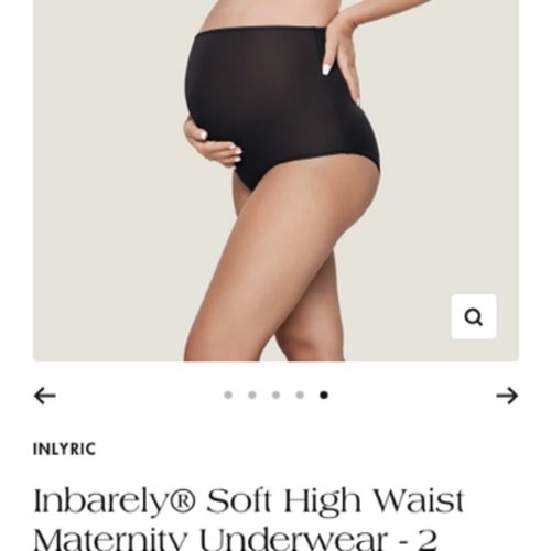 Inbarely® Soft High Waist Maternity Underwear - 2 Pack