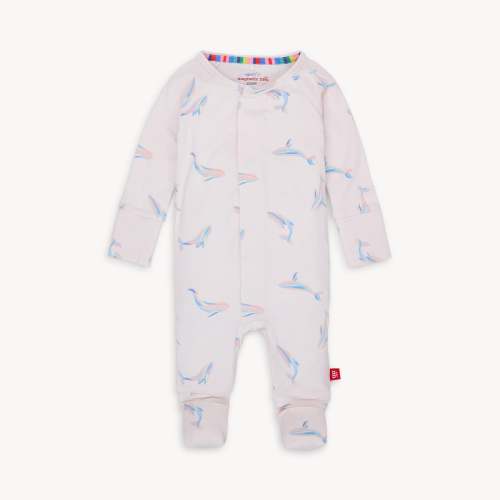 i whale always love you RightFit™ magnetic grow with me convertible coverall