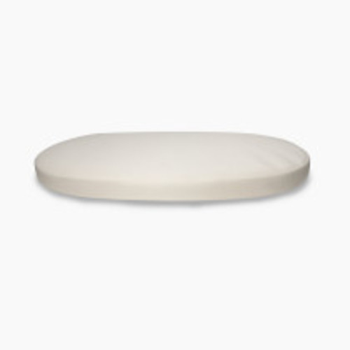 Naturepedic Organic Breathable Oval Crib Mattress (For Stokke Sleepi Bed) - Natural, V2: 27" X 47" X 3"